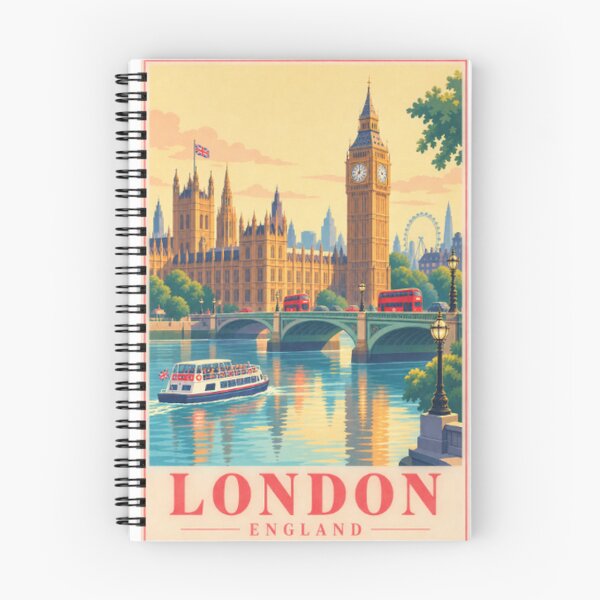 Item preview, London Retro Poster Skyline designed and sold by LongIslandDesgn.