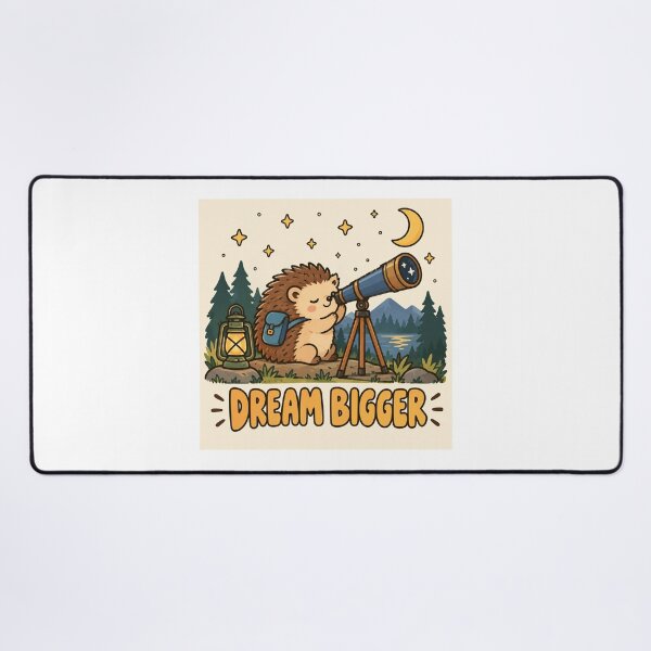 Item preview, Dream Bigger – Stargazing Hedgehog designed and sold by SAS-Designer.