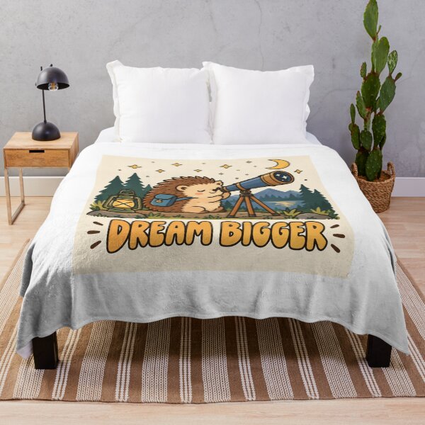 Item preview, Dream Bigger – Stargazing Hedgehog designed and sold by SAS-Designer.
