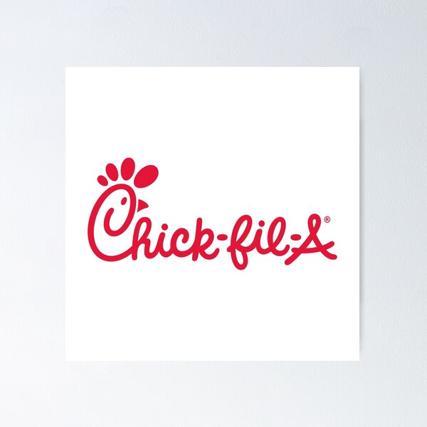 Item preview, Chick-fil-A Logo Vector Illustration on White Background designed and sold by rihajakasa.