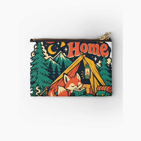 Item preview, Silence Feels Like Home Fox Camping Design designed and sold by Summit Folk Studio.