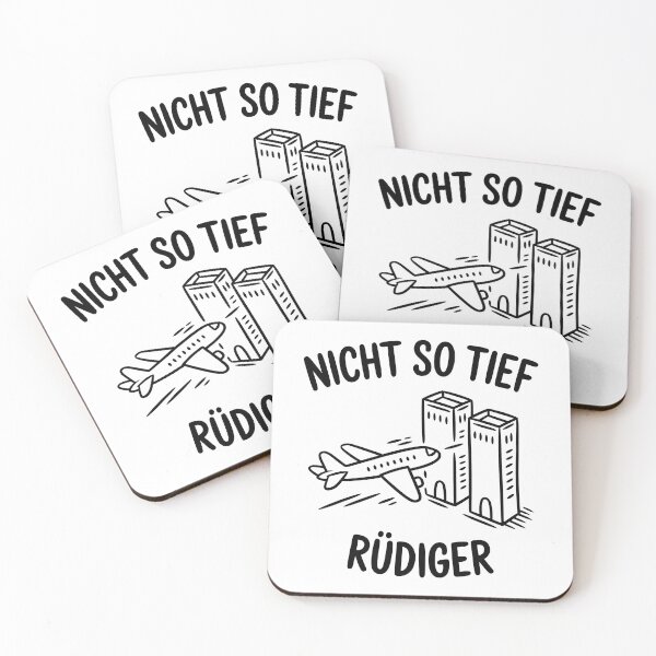 Artikelvorschau, Nicht so tief Rüdiger – Deutsche Memes Wortspiel Design entworfen und verkauft von LoFizzy.