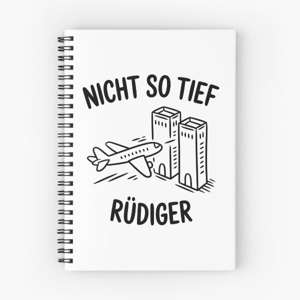 Artikelvorschau, Nicht so tief Rüdiger – Deutsche Memes Wortspiel Design entworfen und verkauft von LoFizzy.