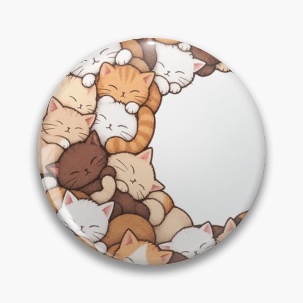 Item preview, Cat cuddle moon designed and sold by LongIslandDesgn.