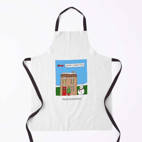 Item preview, Happy Christmas From Montana Cute Festive House designed and sold by KateTaylor.