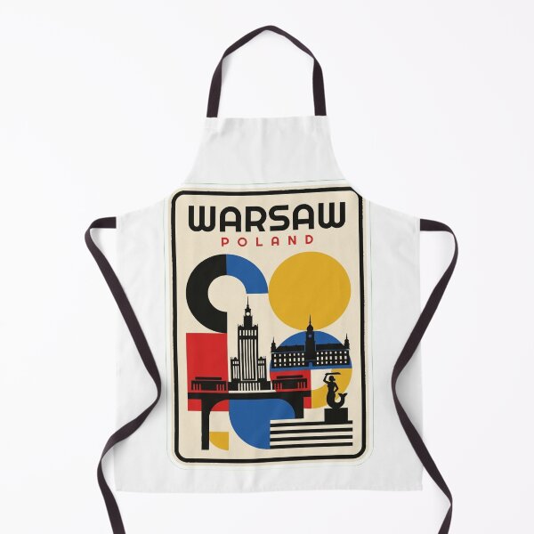 Item preview, Retro Warsaw Bauhaus Geometric Skyline designed and sold by k3rstman1.