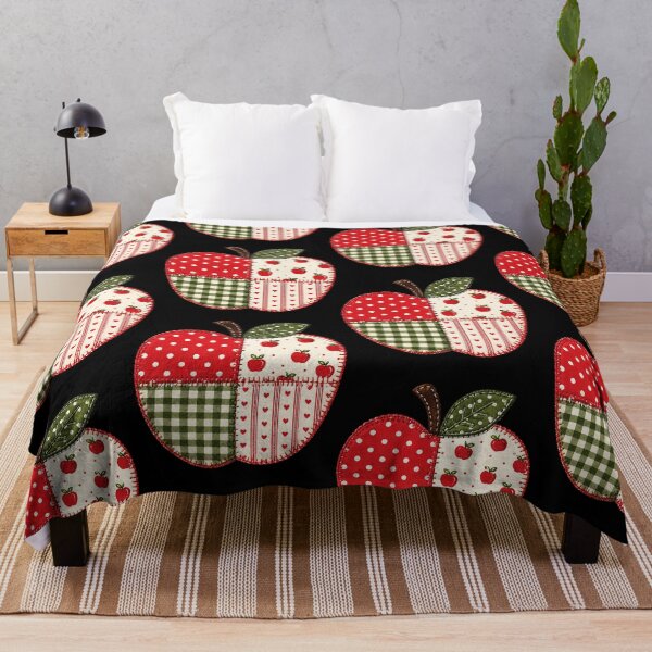 Item preview, Patchwork Apple Teacher Classroom Back to School designed and sold by OddPopARt.
