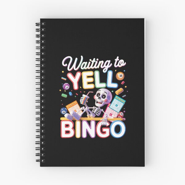 Item preview, Waiting to Yell Bingo Skeleton Bingo Night Enthusiast designed and sold by thefirstbroo.