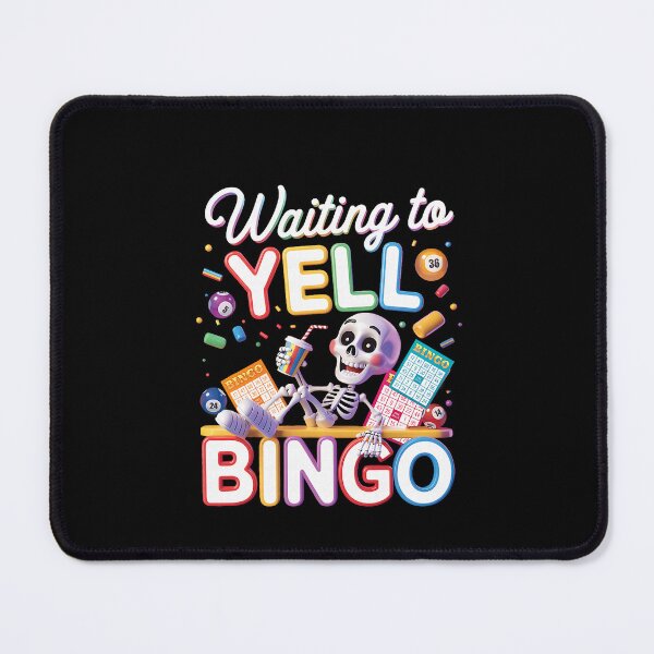 Item preview, Waiting to Yell Bingo Skeleton Bingo Night Enthusiast designed and sold by thefirstbroo.