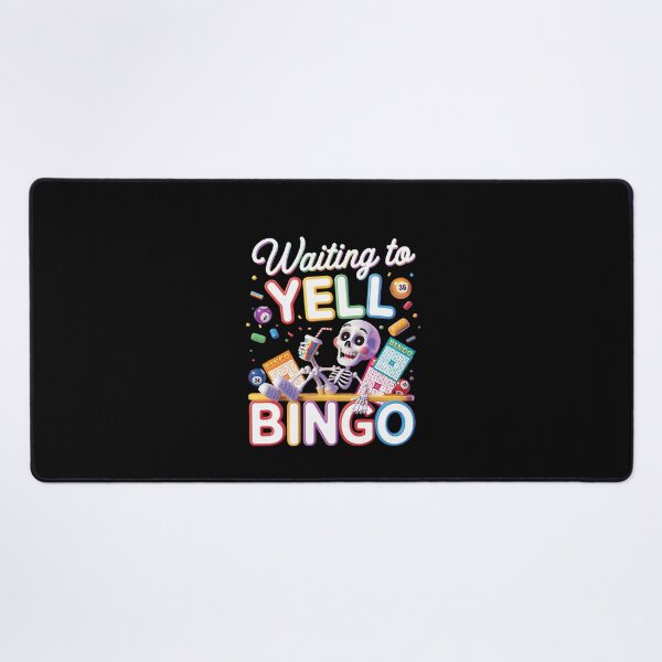 Item preview, Waiting to Yell Bingo Skeleton Bingo Night Enthusiast designed and sold by thefirstbroo.