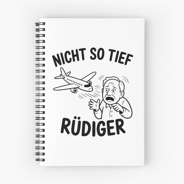Artikelvorschau, Nicht so tief Rüdiger – Deutsche Memes Wortspiel Design entworfen und verkauft von LoFizzy.