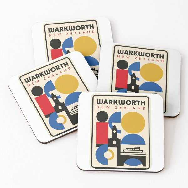 Item preview, Retro Warkworth Bauhaus Geometric Skyline designed and sold by k3rstman1.
