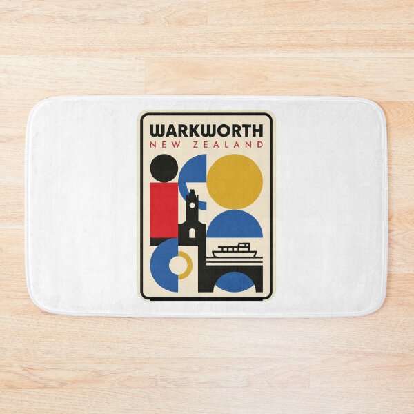 Item preview, Retro Warkworth Bauhaus Geometric Skyline designed and sold by k3rstman1.
