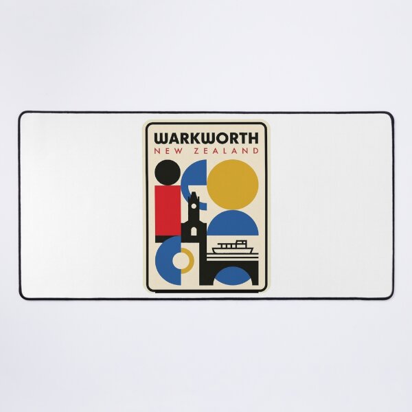 Item preview, Retro Warkworth Bauhaus Geometric Skyline designed and sold by k3rstman1.