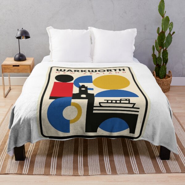 Item preview, Retro Warkworth Bauhaus Geometric Skyline designed and sold by k3rstman1.
