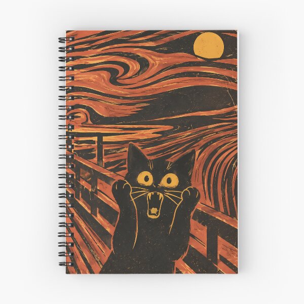 Item preview, The Cat Scream | The Scream Black Cat Parody designed and sold by PurrfectHome.