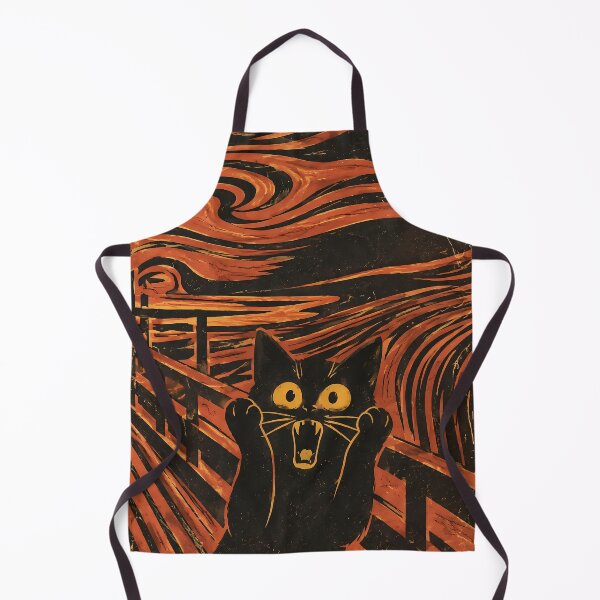 Item preview, The Cat Scream | The Scream Black Cat Parody designed and sold by PurrfectHome.
