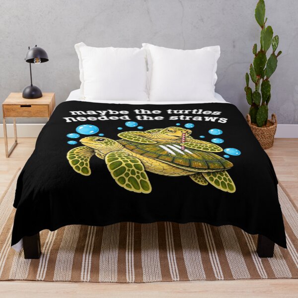 Item preview, Maybe The Turtles Needed The Straws Sea Turtles designed and sold by casopicolo.