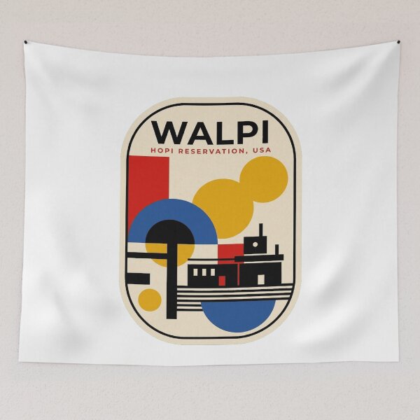 Item preview, Retro Walpi Bauhaus Geometric Skyline designed and sold by k3rstman1.