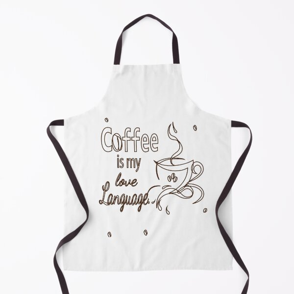 Item preview, Coffee Is My Love Language – Typography & Line Art Coffee Design designed and sold by Carftora786.