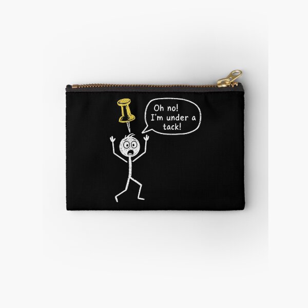 Item preview, Under a Tack Office Humor Stickman Wordplay designed and sold by thefirstbroo.