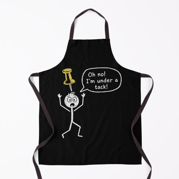 Item preview, Under a Tack Office Humor Stickman Wordplay designed and sold by thefirstbroo.