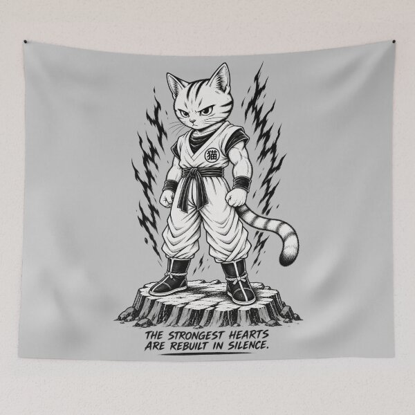 Item preview, Goku Cat Dragon Ball Anime Martial Arts Parody designed and sold by ElizBurkes.