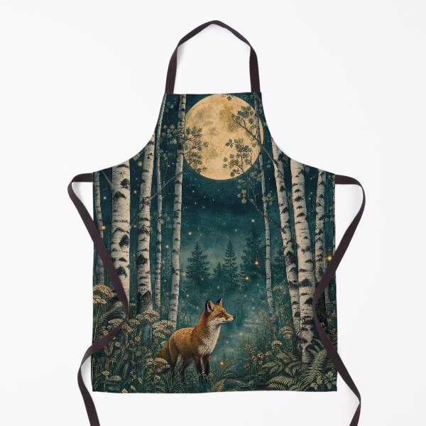 Item preview, Whispering Birch Forest Fox – Watercolor Woodland Nature Art designed and sold by Authentic-Merch.