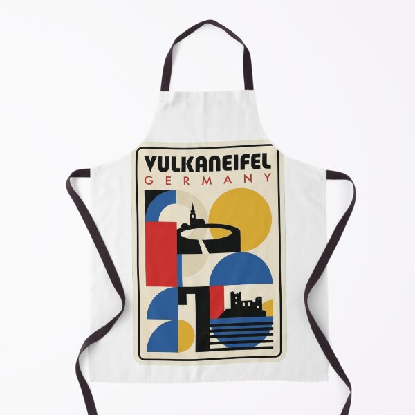 Item preview, Retro Vulkaneifel Bauhaus Geometric Skyline designed and sold by k3rstman1.