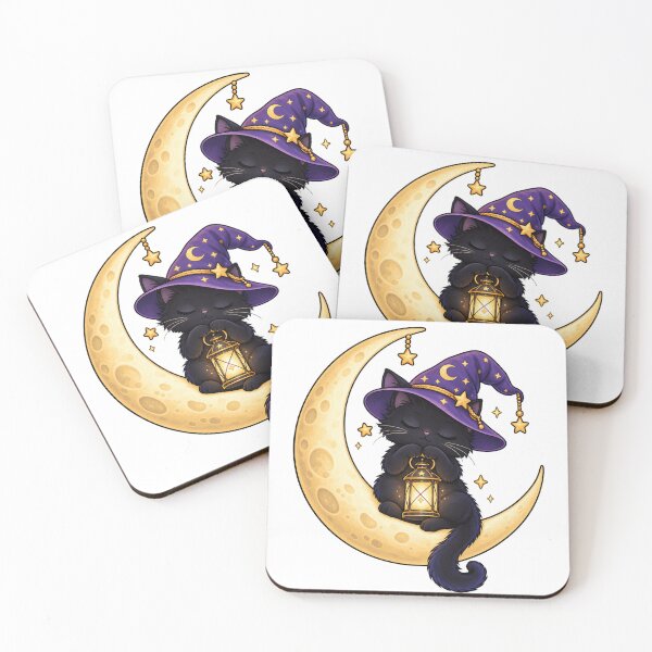 Item preview, Moonlight Magic – Black Cat Wizard designed and sold by SAS-Designer.