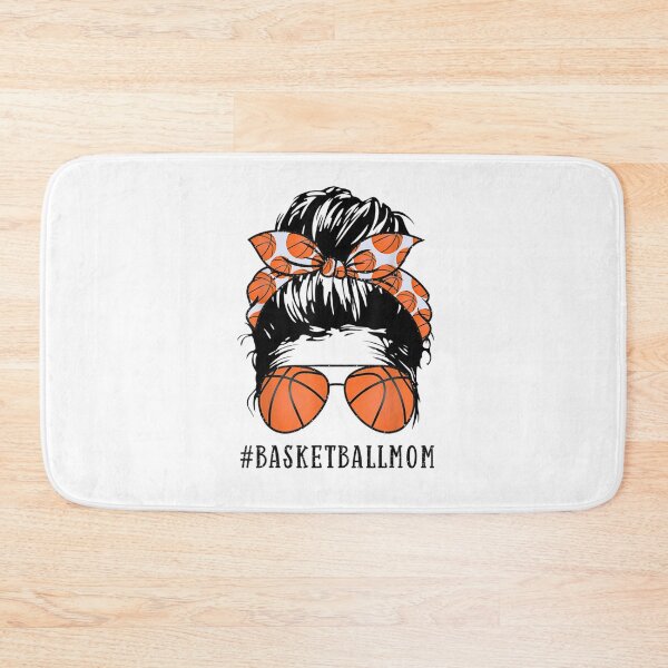 Artikelvorschau, Basketball-Mama, unordentlicher Dutt, Basketball-Sonnenbrille entworfen und verkauft von Beanimilki.