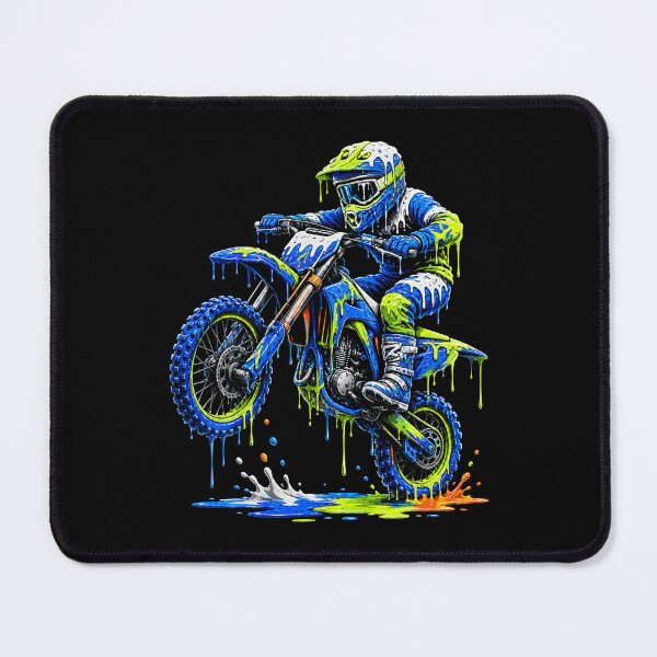 Item preview, Dripping Dirt Bike Rider Motocross Adventure Paint Splash designed and sold by thefirstbroo.