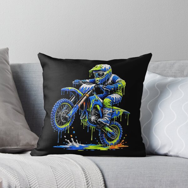 Item preview, Dripping Dirt Bike Rider Motocross Adventure Paint Splash designed and sold by thefirstbroo.