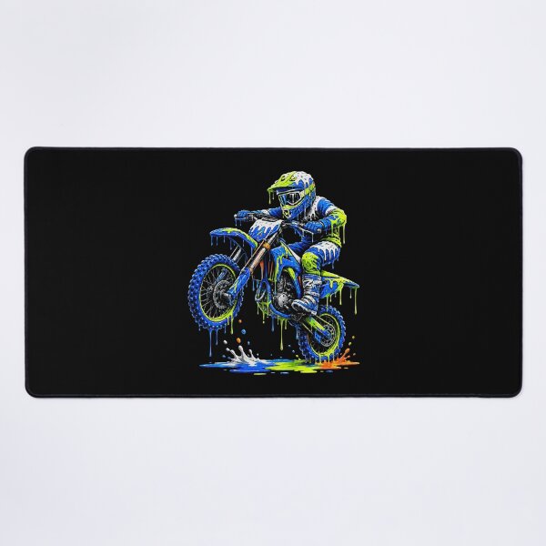 Item preview, Dripping Dirt Bike Rider Motocross Adventure Paint Splash designed and sold by thefirstbroo.