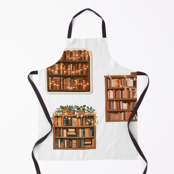 Item preview, Cozy Bookshelf Fairy Lights Reader Bookworm designed and sold by NicolasGlowArt.