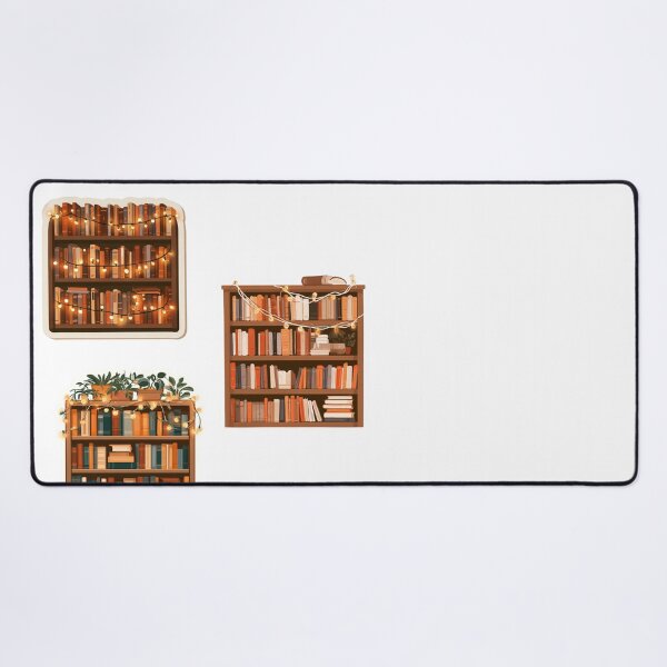 Item preview, Cozy Bookshelf Fairy Lights Reader Bookworm designed and sold by NicolasGlowArt.