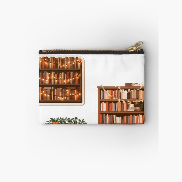 Item preview, Cozy Bookshelf Fairy Lights Reader Bookworm designed and sold by NicolasGlowArt.