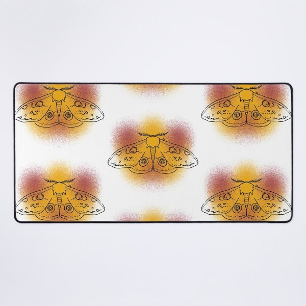 Item preview, Io Moth Line-art (Yellow & Pink) designed and sold by Burnt_Pikachu.