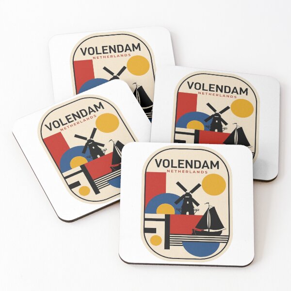 Item preview, Retro Volendam Bauhaus Geometric Skyline designed and sold by k3rstman1.