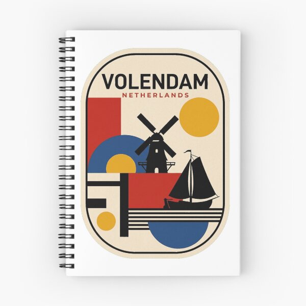 Item preview, Retro Volendam Bauhaus Geometric Skyline designed and sold by k3rstman1.