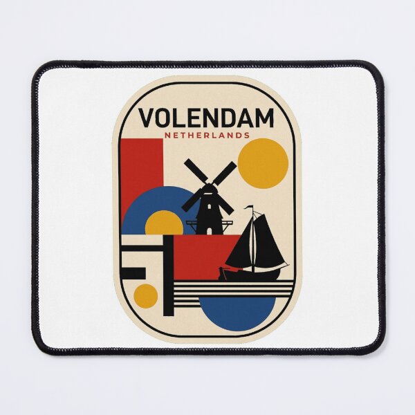 Item preview, Retro Volendam Bauhaus Geometric Skyline designed and sold by k3rstman1.