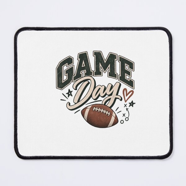 Item preview, Game Day Football – Vintage Fall Sports & Football Season Design designed and sold by 1DreamerShop.