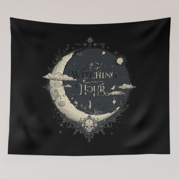 Item preview, Witchy Moon Celestial Art designed and sold by ChicTrendz.