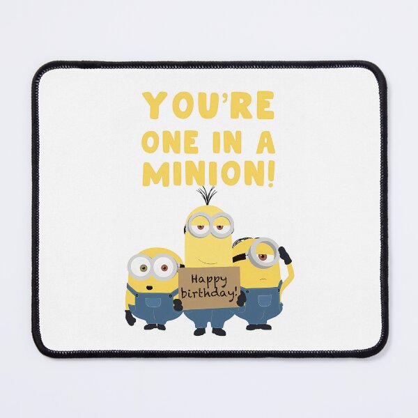 Item preview, Cute Birthday Card - For Her For Him - Happy Birthday - You'Re One In A Minion - Minions - One In A Million Greeting Card designed and sold by wyli-eblow.
