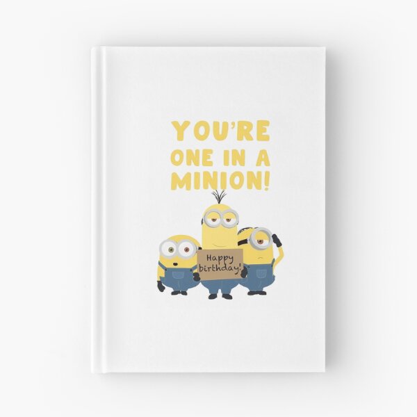 Item preview, Cute Birthday Card - For Her For Him - Happy Birthday - You'Re One In A Minion - Minions - One In A Million Greeting Card designed and sold by wyli-eblow.