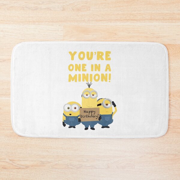 Item preview, Cute Birthday Card - For Her For Him - Happy Birthday - You'Re One In A Minion - Minions - One In A Million Greeting Card designed and sold by wyli-eblow.