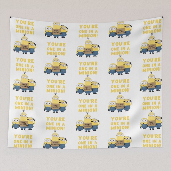 Item preview, Cute Birthday Card - For Her For Him - Happy Birthday - You'Re One In A Minion - Minions - One In A Million Greeting Card designed and sold by wyli-eblow.