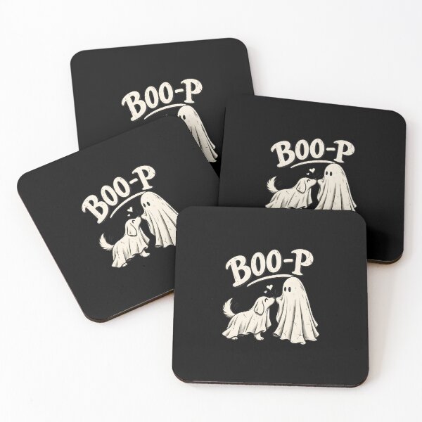 Item preview, Cute Boo-P Ghost Dog Booping Ghost Design designed and sold by SoyLamderma.
