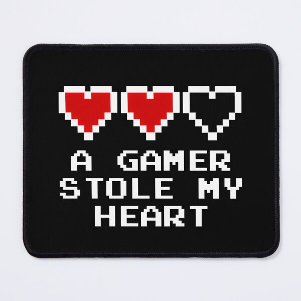Item preview, A Gamer Stole My Heart Cute Video Game designed and sold by ShirtWreck.