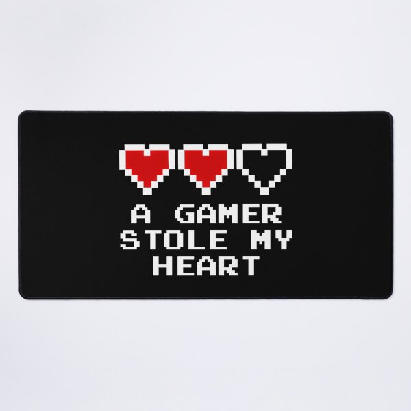 Item preview, A Gamer Stole My Heart Cute Video Game designed and sold by ShirtWreck.